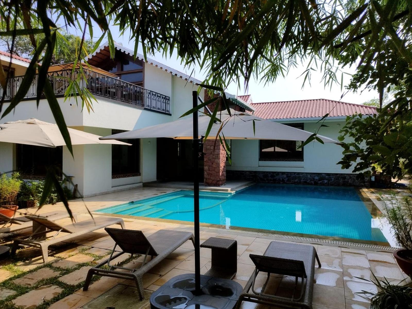 Villa Casa Blanca 3Bhk W/Pool Near Mandwa, Alibaug Alībāg Exterior foto
